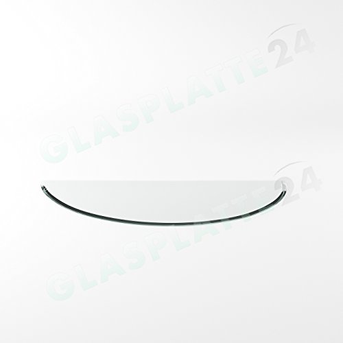 Funkenschutzplatte Form G28 Glasplatte Bodenplatte Kaminplatte Funkenschutz Ofenplatte Kaminglas Funkenschutzplatte 6mm ESG Glas T: 500mm x B: 1000mm