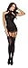 Produktbild Dreamgirl Women's Moscow Hosiery Garter Dress, Black, One Size