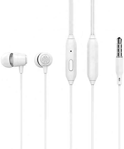 Johra Celebrat Series G4 Deep Bass Hi-Fi Stereo Sound in-Ear Earphone with Mic for Smartphones, iPhones, Featured Phone, Tablet, PSP, Laptop, Computer, PC (White)