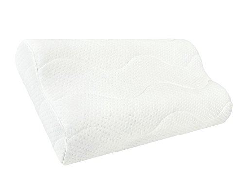 buddy wave Nackenkissen 60×33 höhenverstellbar, ergonomisches Gel Kopfkissen für Rückenschläfer und Seitenschläfer, entspannt Nacken, Rücken und HWS, Nackenstützkissen mit Gelschaum - 2