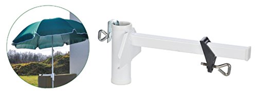 Sonnenschirmhalterung Balkonschirmhalter Schirmhalterung Brüstungshalter Wandhalter bis 38mm Ø