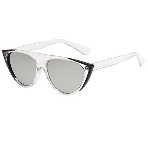 Btruely Herren_Gafas de Sol Hombre Super Cat Eye Triangle Gafas de Sol Mujer polarizadas Aviador Unisex Gafas de Sol Vintage Sunglasses Retro de Verano de Viaje (H)