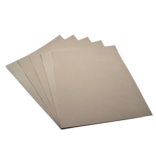 5 Blatt – Körnung 5000 Wasserdicht Papier nass/trocken Siliziumkarbid voller Größe 230 * 280 mm Schleifpapier - 2