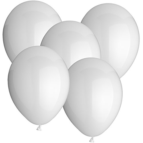 Premium Luftballons Gummiballons Latexballons 20 Stück - Ø 30cm - auch als Heliumballon geeignet - freie Farbauswahl - Weiss Rot Hellblau Blau Dunkelblau Gelb Limonengrün Grün Orange Lachs Pink Rosa Lila Schwarz Klar Durchsichtig Transparent