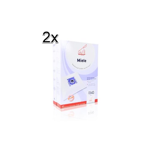 Preisvergleich Produktbild 2x Wolf Miele Staubsaugerbeutel 0540