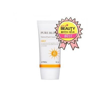 APIEU A'Pieu Pure Block Natural Sun Cream Spf45/Pa+++