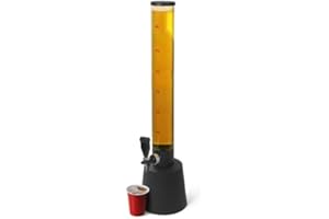 bar@drinkstuff Gulp Beer Tower Drink Dispenser | 3.5ltr Beer Dispenser, Tabletop Beer Tower, Home Beer Tower, Home Beer Dispenser, Party Beer Dispenser, Beverage Dispenser, Giraffe Beer Tower