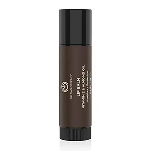 The Man Company Nourishing Lip Balm with Vitamin E, Almond & Olive Oil | Soft, Supple, Moisturizes | Free from Dry / Chapped Lips - 4gm