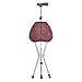 Produktbild KT Klappstangen Seat Walking Stick Stick Höhenanpassung 221Lbs Kapazität Combo Chairs Stool Deluxe Massage Crutches Seat Aluminum Walking Stick Reisehilfe für
