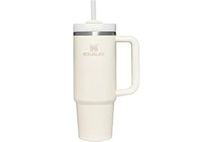 Stanley Quencher H2.0 FlowState Kubek ze stali nierdzewnej z pokrywką i słomką do wody, mrożonej herbaty lub kawy, smoothie i innych