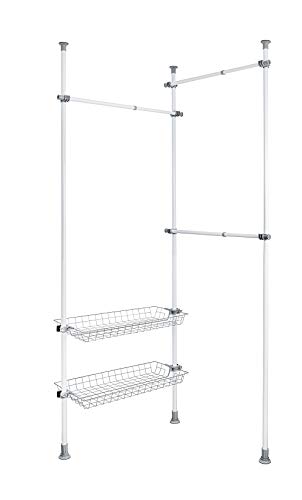 Wenko Sistema Telescópico Herkules Acero Weiß 38 X 215 X 300 Cm - 