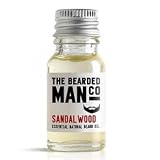 Sandalwood The Bearded Man Co Beard Oil Conditioner Mustache Male Grooming 10ml