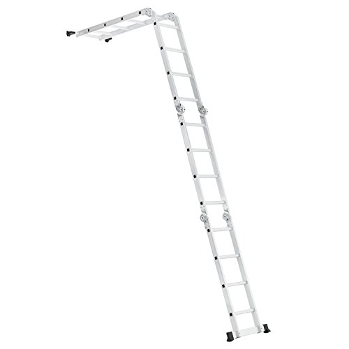 Aluminium Multifunktionsleiter 3,6m Tragfähigkeit bis 150 kg - 4