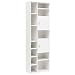 Produktbild FineBuy Badschrank FBFB52338 Weiß 60 x 190 x 28 cm Holz Badezimmerschrank Hoch | Regalschrank Badezimmer Standregal | Bad Standschrank Holzregal | Hochschrank Badezimmerregal | Highboard Badmöbel
