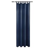 Aufhängung: 8 einfarbige Schlaufen, pro Schlaufe ca.10x5 cm(HxB), geeignet für universale Vorhangstange