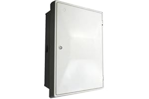 Tricel Electricity Meter Box Recessed White EBP0011