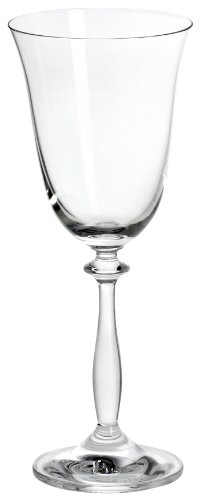 Bohemia Cristal 093/006/002 Angela -Verre à vin 250 ml Lot de 6