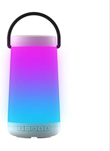 ZT Music Color Desk Lamp Wireless Bluetooth Speaker Outdoor Portable Card LED Subwoofer , white