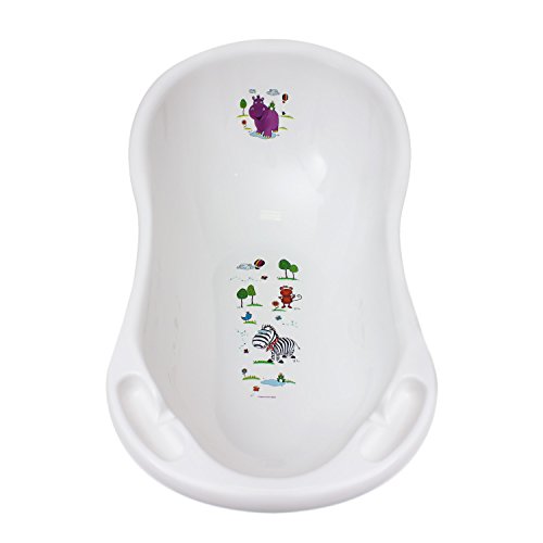 Baby Badewanne XXL Hippo weiß 100 cm ohne Stöpsel! - 4