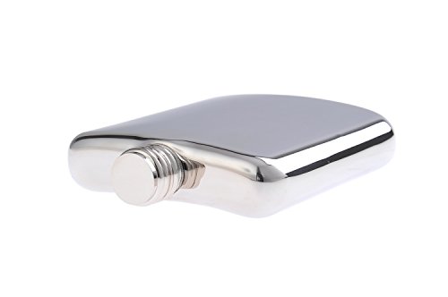 Quantum Abacus Premium Fiaschetta in Acciaio Inossidabile, 175ml, Rettangolare, MOD. 1909 (DE)