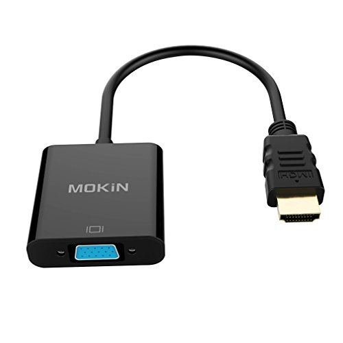 HDMI zu VGA, Mokin 1080P Active HDTV HDMI zu VGA männlich zu weiblich Adapter Konverter Kabel für HDMI PC/Laptop - 3