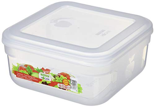 Juypal hermétique récipient Boîte carrée, Blanc, 2.5 litre