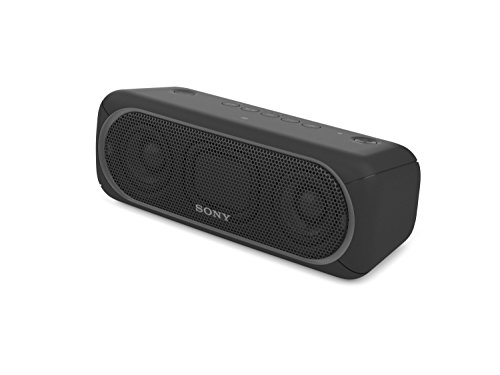 Sony SRS-XB30B - Altavoz inal  mbrico port  til  Bluetooth  NFC  Extra Bass  24h de bater  a  Wireless Party Chain  luz Lineal  Flash estrobosc  pico  Color Negro