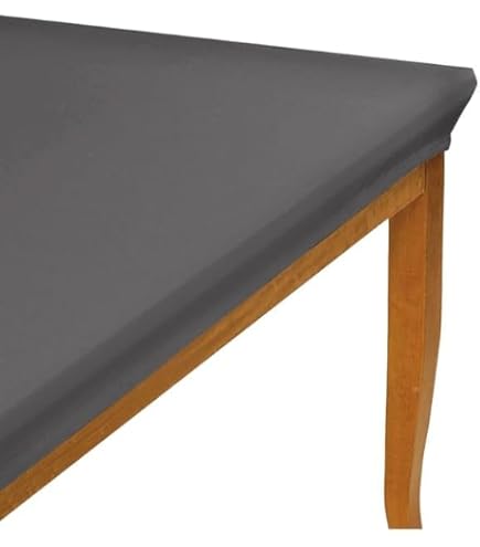 moismk Tovaglia Rettangolare 60x120 70x120 70x130 80x140 90x140 con Bordo Elastico Tovaglie Protezione Tavolo, Copri Tavolo Impermeabile e Antimacchia, Facile da Pulire(Grigio,60x120