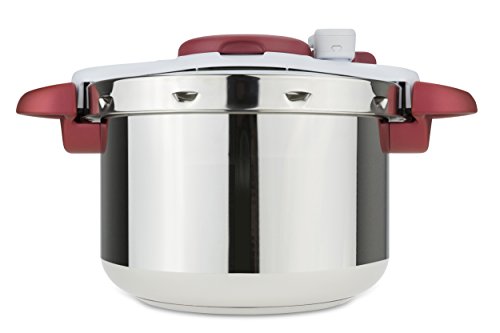 Tefal Clipso Minut Olla Rápida Perfect 6L, Acero Inoxidable, Multicolor, 22 cm