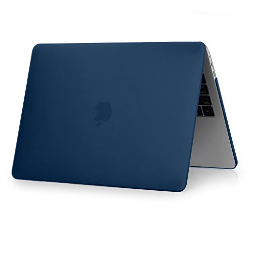 Case MacBook Pro 13 Hülle Navy Blau ,iCasso Reines Farbe design Ultra Slim Kratzfeste Matt Rutschfest Hartschale Snap Case für MacBook Pro 13 Zoll (mit CD ROM) (Modell: A1278) - 4