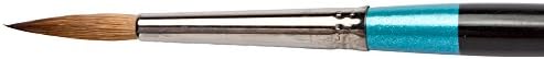 Daler-Rowney Aquafine Watercolour Brush, Natural Sable Hair, Short Handle, Round, 6