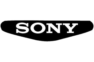 DECUS SHOP Autocollant pour barre lumineuse de manette PlayStation PS4 Motif au choix SONY (schwarz) noir