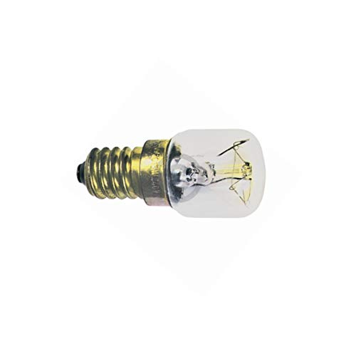 Preisvergleich Produktbild AEG 5027988900 Bauknecht 484000000984 ALTERNATIV Lampe Glühbirne Gewindesockellampe Gerätelampe Geräteersatzlampe E14 15W 25 mm Hausgeräte Haushaltsgerät Industriegerät passend wie Indesit Ignis