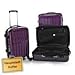 Produktbild Trolley-Koffer-Set 3-tlg. *4 Rollen*Dehnfalte*Farbe: Aubergine* "Hauptstadtkoffer"