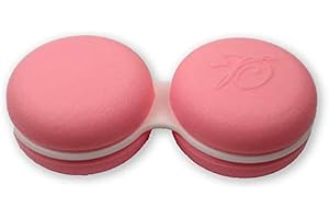 SPORTS WORLD VISION Spaßige und niedliche Makronen Kontaktlinsen Aufbewahrungs- / Einweichbehälter - 1 Stück