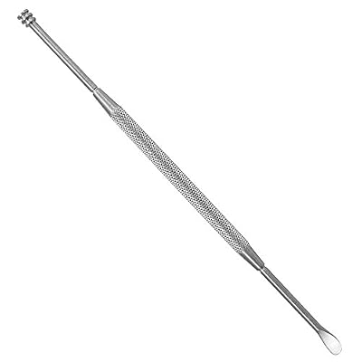 K-Pro Nettoyeur d'oreilles - Acier inoxydable - coton-tige alternative pour le nettoyage de l'oreille