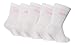 5 Pairs Baby Elle BE01 Girls Plain White Ankle Socks (3-5 (12-24 Months))