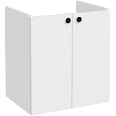VitrA Shift T20 81002 Sink Cabinet with Lid, Bright White, 60 cm