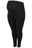 Womens Bump It Up Maternity Cotton Elastane Leggings With Comfort Panel