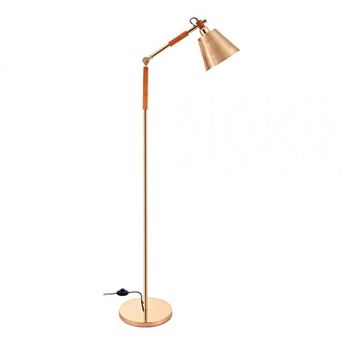 Preisvergleich Produktbild Moderne Beleuchtung Nordic Stehleuchten, moderne kreative Persönlichkeit Schlafzimmer Studie Wohnzimmer Rose Gold Massivholz Stehlampen Stehendes Licht