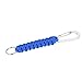 Produktbild Schlüsselanhänger Paracord Keychain Schlüsselband mit Schlüsselringen, Fallschirmschnur Paracord Survival Keychain Schlüsselband Emergency Outddor Survival Tool für Outdoor Camping Wandern( Blau )