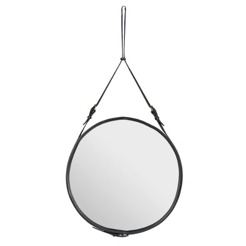 Gubi - Adnet Spiegel Circulaire - schwarz - Ø 70 cm - Jacques Adnet