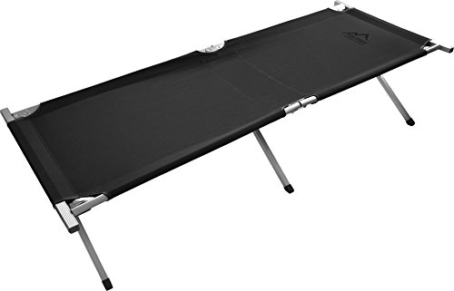 Preisvergleich Produktbild normani US Army FELDBETT Aluminium Oliv Gästebett + Tasche Schwarz