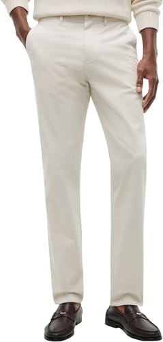Tommy Hilfiger Pantaloni Chino Core Harlem Essential Twill Mw0Mw40690 da Uomo, Beige (Carta da Giornale), 34W/29L