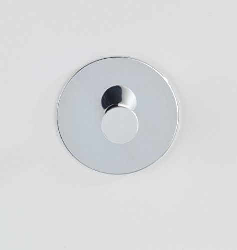 Wenko 21776100 Turbo-Loc Wandhaken Pisa – Befestigen ohne bohren, Zinkdruckguss, glänzend - 7
