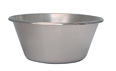 De Buyer 3250.28 Bassine Pâtissière Conique à Fond Plat - Inox - sans Anse - Diamètre 28 cm