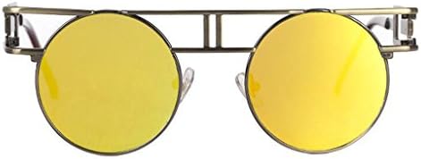 Retro Round Steampunk Sunglasses Metal Frame Women Men Gothic Vintage Sun glasses