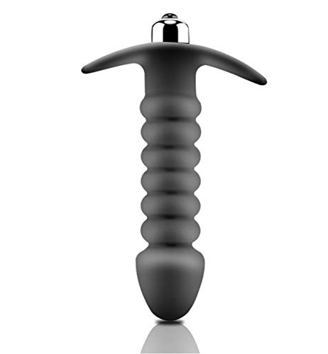 Silicone Anal Butt Plug Beads Vibrating G-Spot Massager Dildo Vibrator Sex Toys.