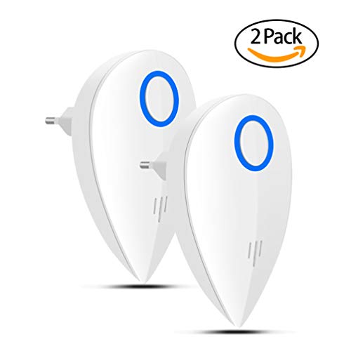 Oladwolf Repellente Ultrasuoni, Repellente Contro ad Ultrasuoni Elettronico, Controllo dei Parassiti Elettronica Anti Topi, Mosche, Scarafaggi, Ragni, Formiche.