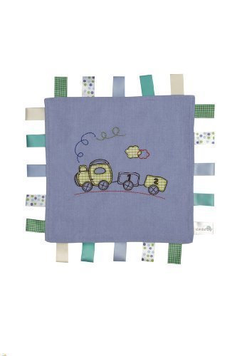 Slumbersac SlumberTag Baby Comforter Blanket (30 x 30 cm, Choo Choo)